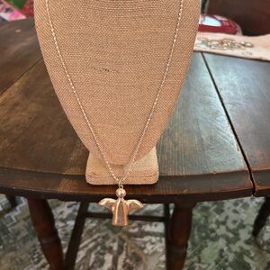 Silver Angel Necklace possibly sterling! Non-Magnetic/1 test 4 sterling silver)